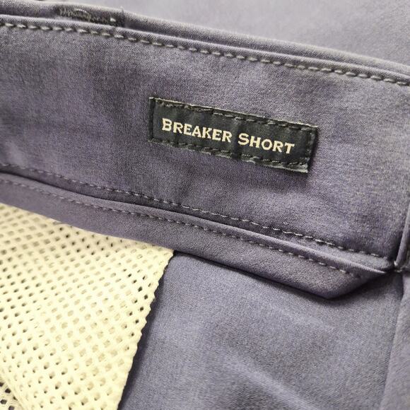 Vineyard Vines Breaker Chino Shorts Men's Sz 36 Blue Poly Stretch Performance - Picture 8 of 10